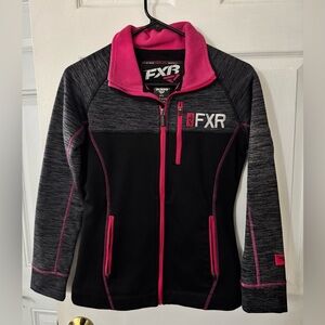 Women's Black & Pink FXR Softshell Jacket